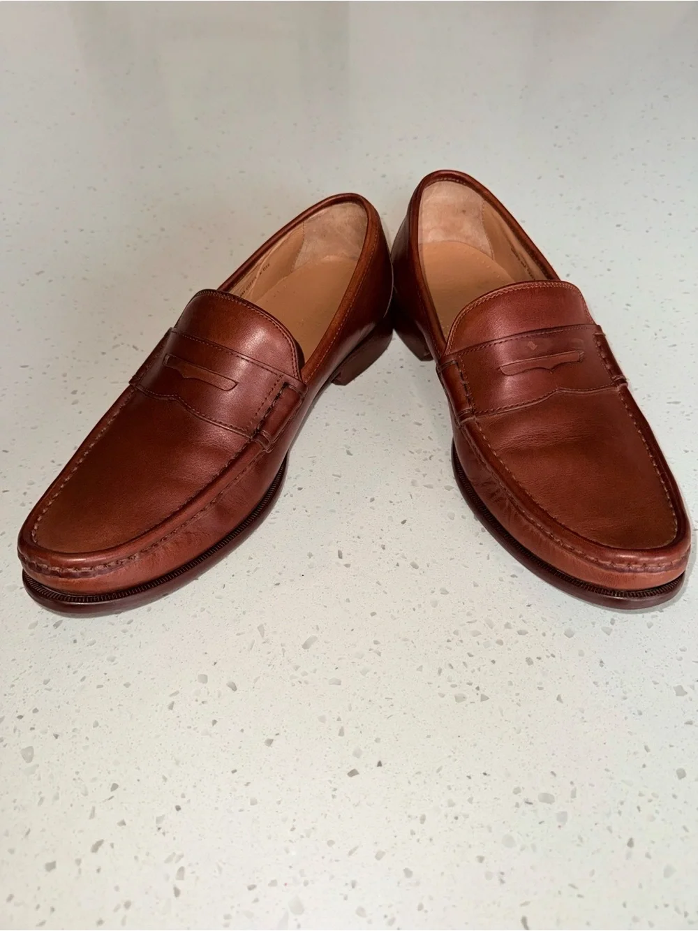Cole Haan Men's Penny Loafers in Chestnut Brown